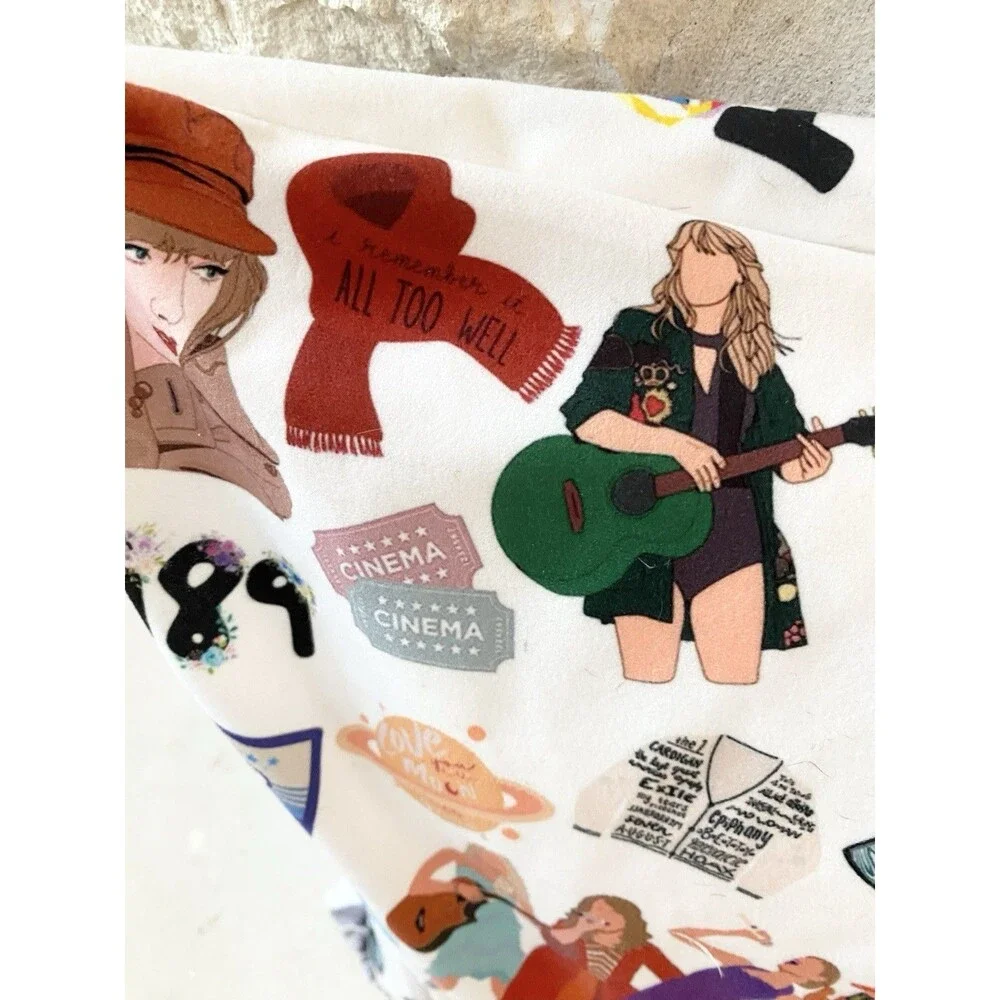 Taylor Swift Throw Pillow Dorm Bedroom 1989 Folklore‎ By Well Made